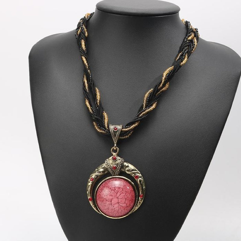 Bohemian Rhinestone Necklace