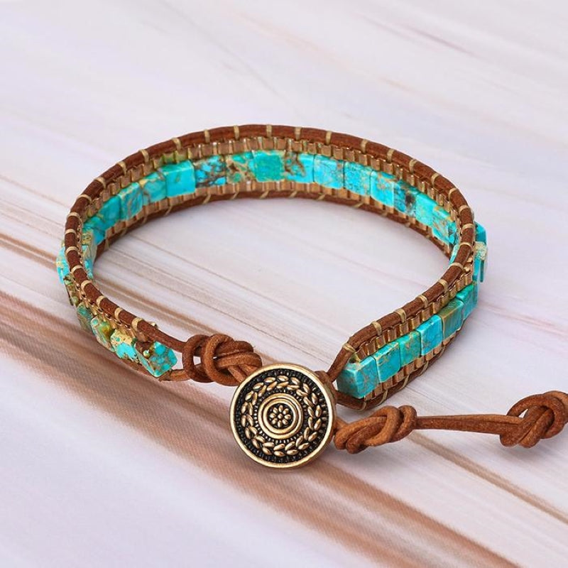 Bohemian Hand-woven Blue Bracelet
