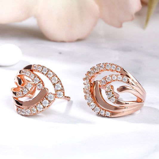 Classic Sterling Silver Stud Earrings-JE-Juri Elle