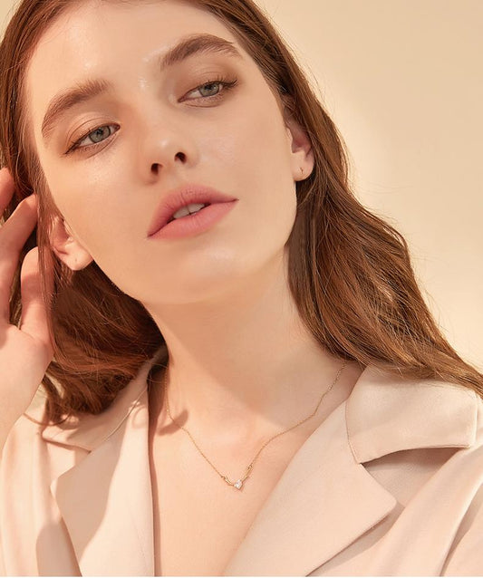 Collier en argent sterling coupe coeur wapiti