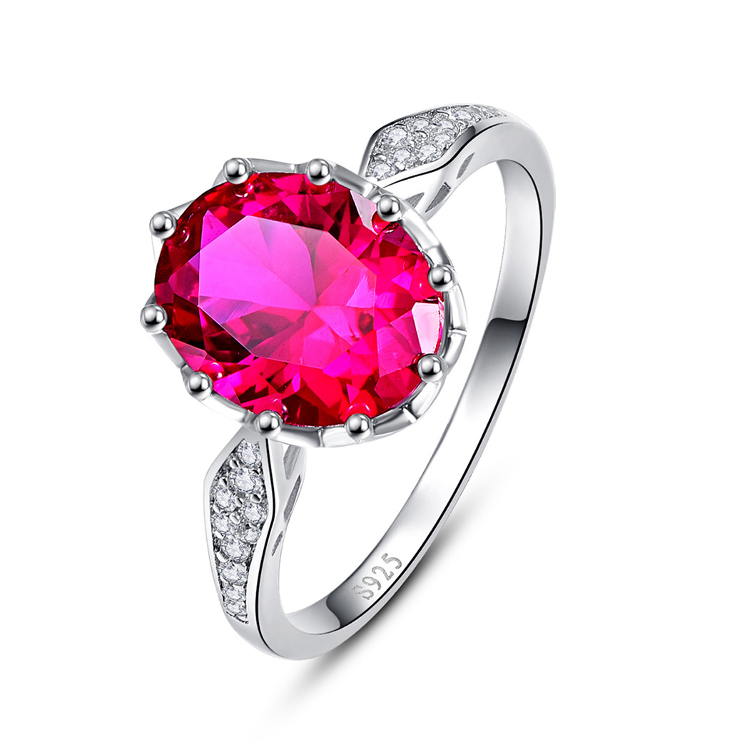 Fairy Round Cut Sterling Silver Ring-ZX-Juri Elle