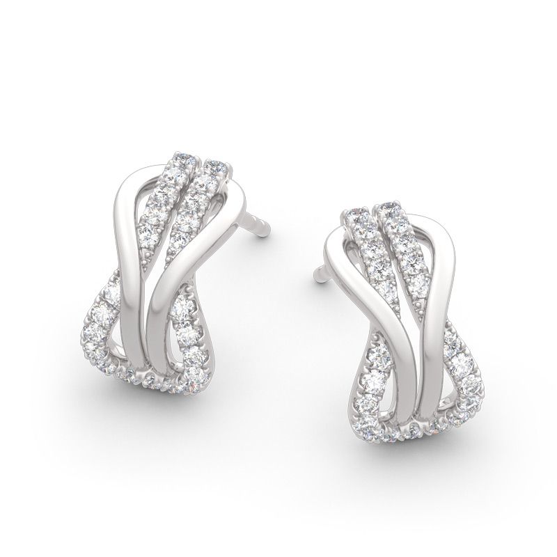 Infinity Love Sterling Silver Earrings-JE-Juri Elle