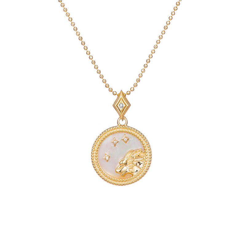 Zodiac constellation sterling silver necklace - JEMORI