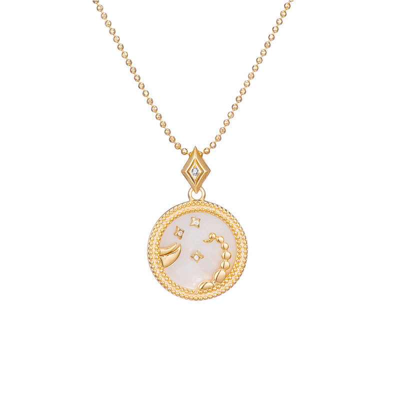 Zodiac constellation sterling silver necklace - JEMORI