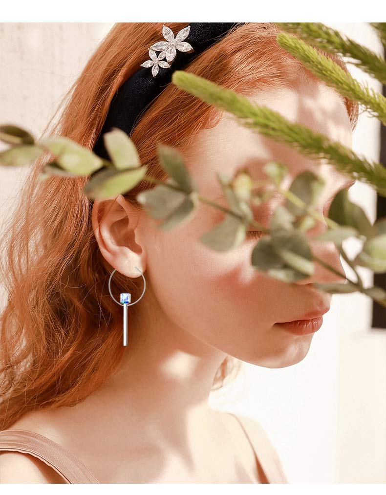 Austrian Geometric Dangle Earrings