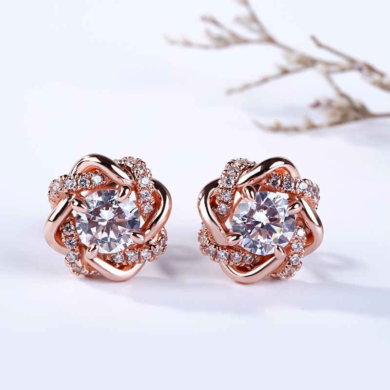Knot of Love Stud Earrings-JE-Juri Elle