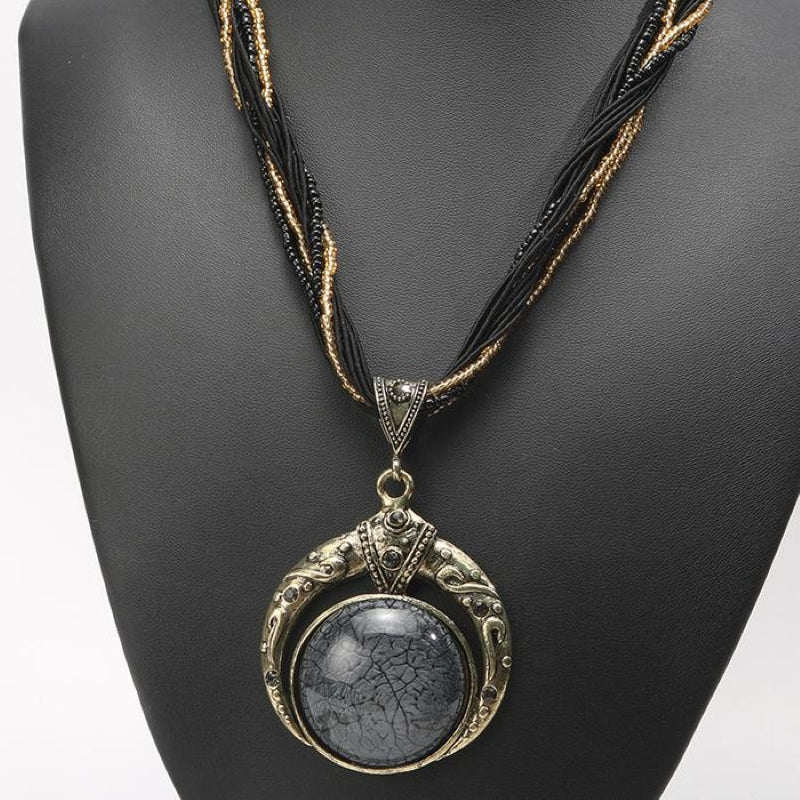Bohemian Rhinestone Necklace