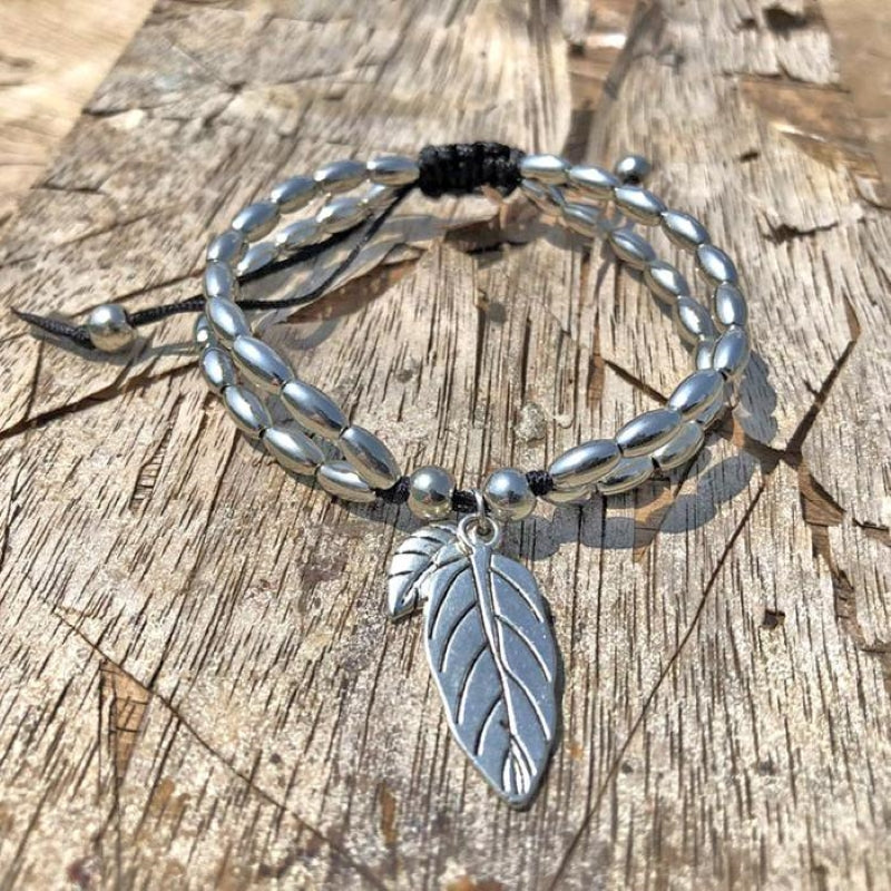 Bohemian Leaf Multi-Layer Bracelet