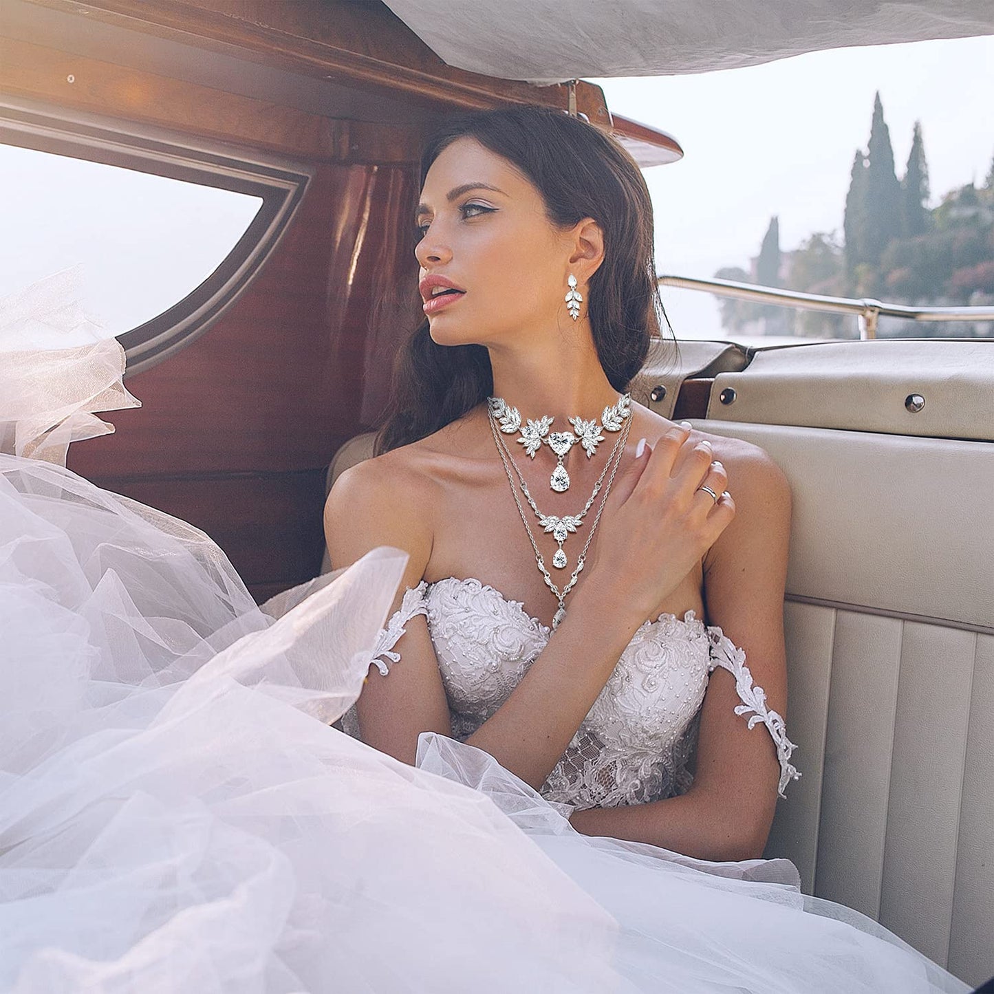 Wedding Bridal Jewelry Set for Women