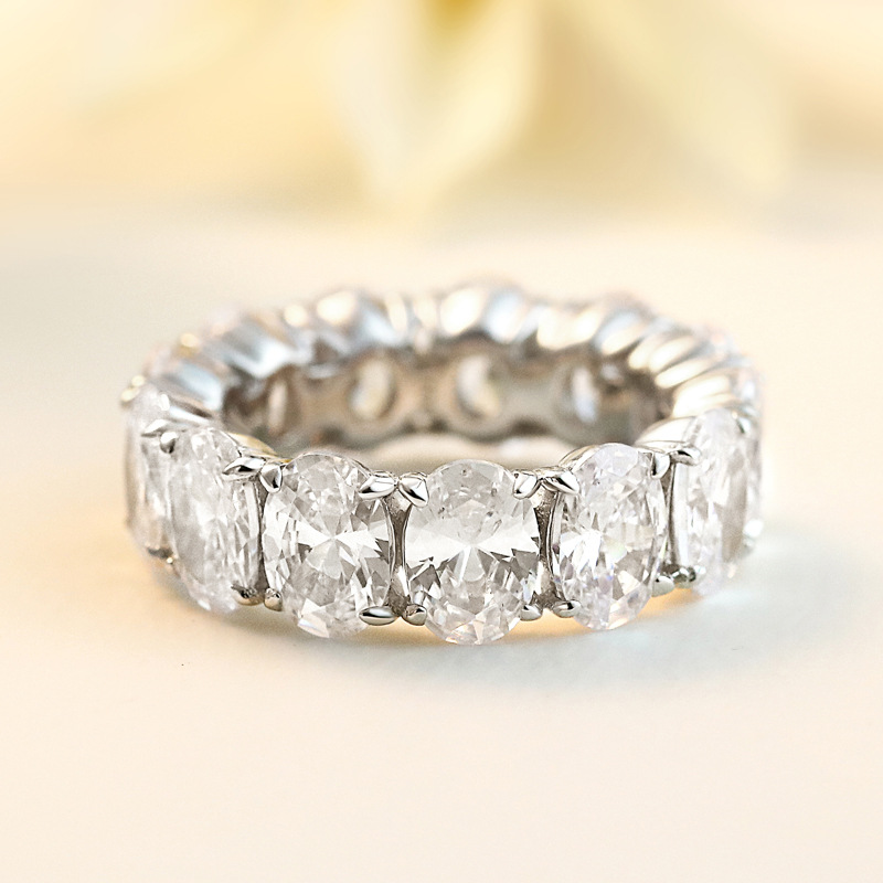 Promise Oval Cut Sterling Silver Ring For Women-TL-Juri Elle