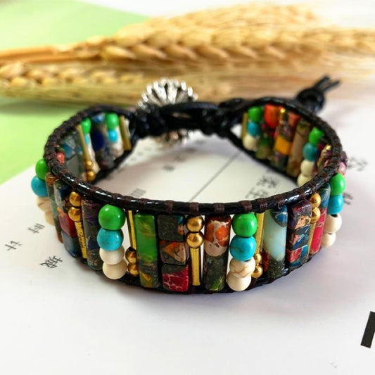 Bohemian Multilayer Beaded Bracelet