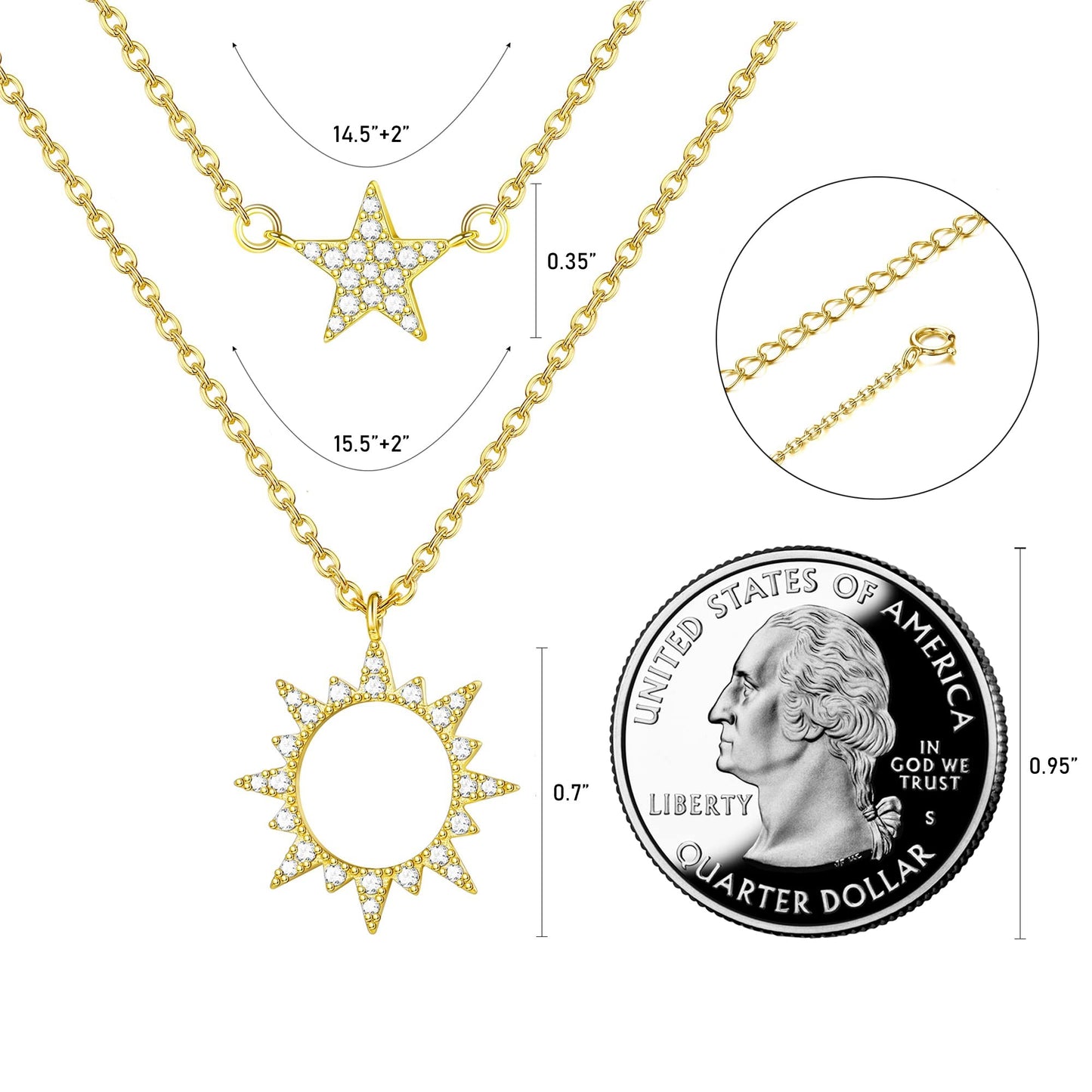 Layered Choker Necklace for Women