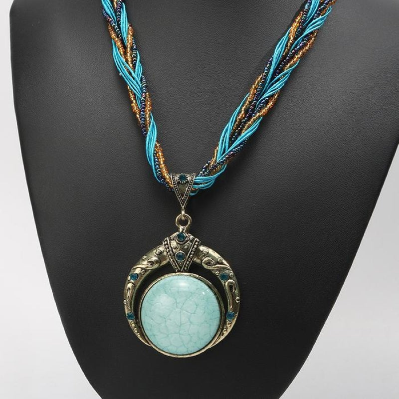 Bohemian Rhinestone Necklace