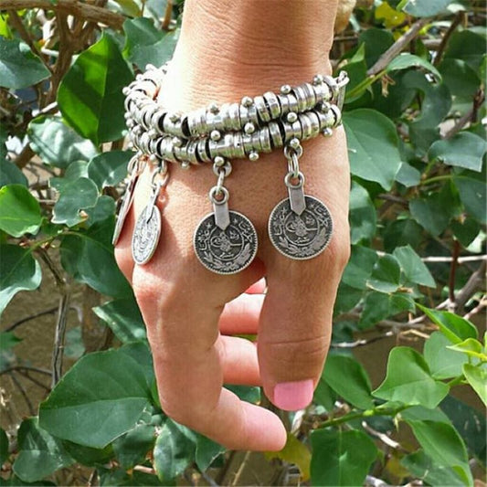 Bohemian Carved Bracelet Anklet