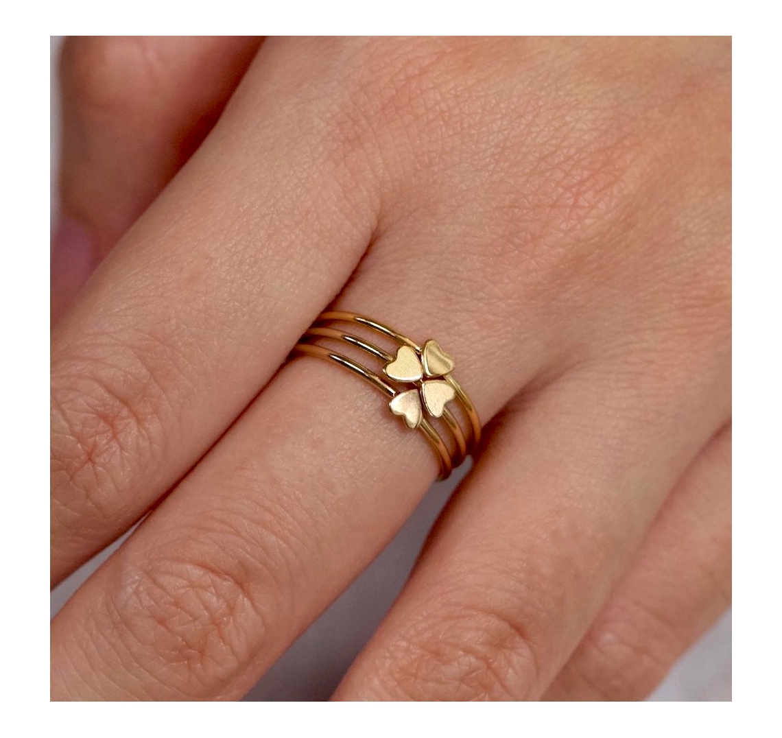 Little Gold Heart Ring-J&CO-Juri Elle