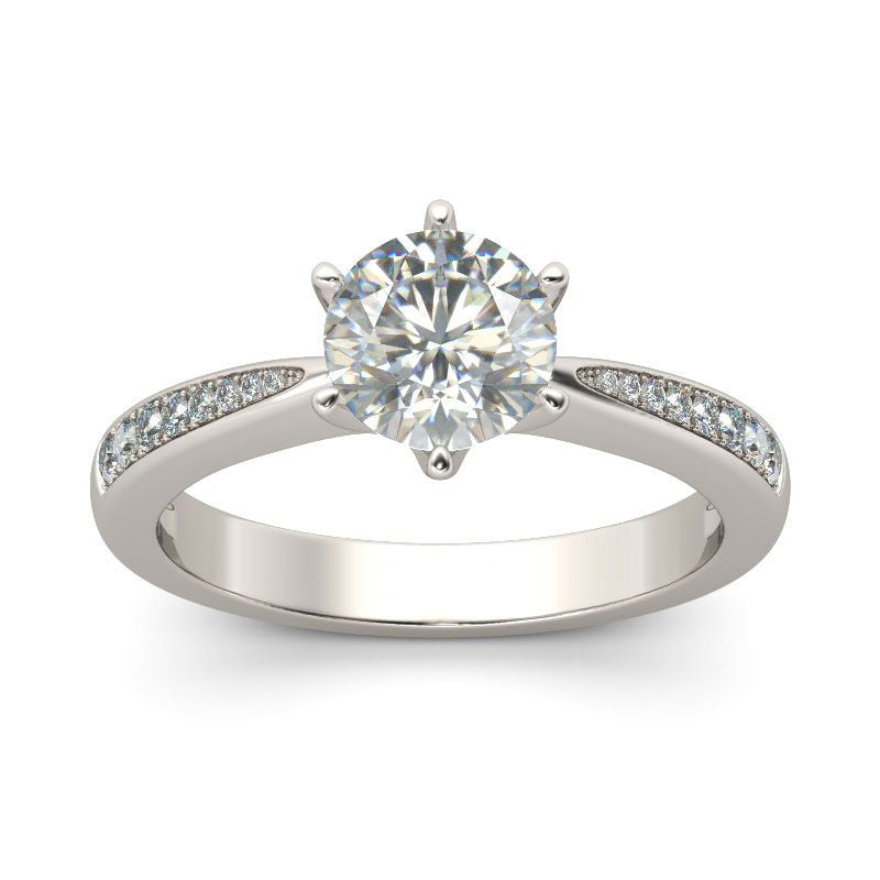 Classic Round Cut Sterling Silver Ring-JE-Juri Elle