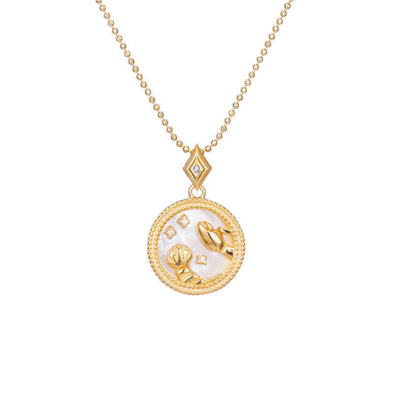 Zodiac constellation sterling silver necklace - JEMORI