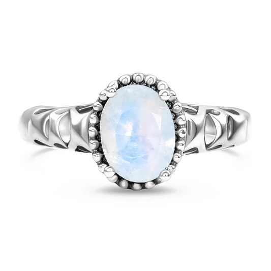 Moonstone Ring - White Virgin-MM-Juri Elle