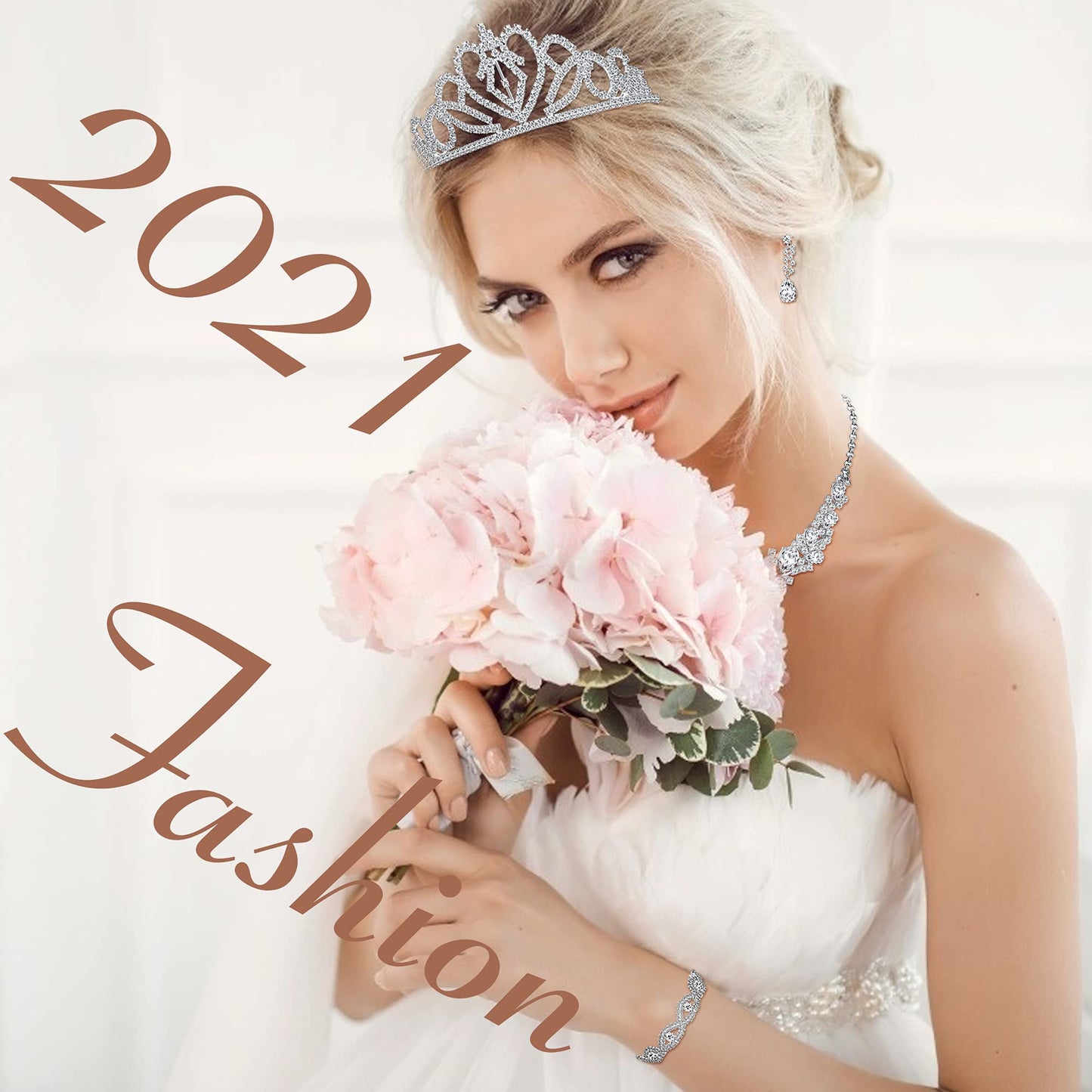 Rhinestone Bridal Jewelry Sets for Women