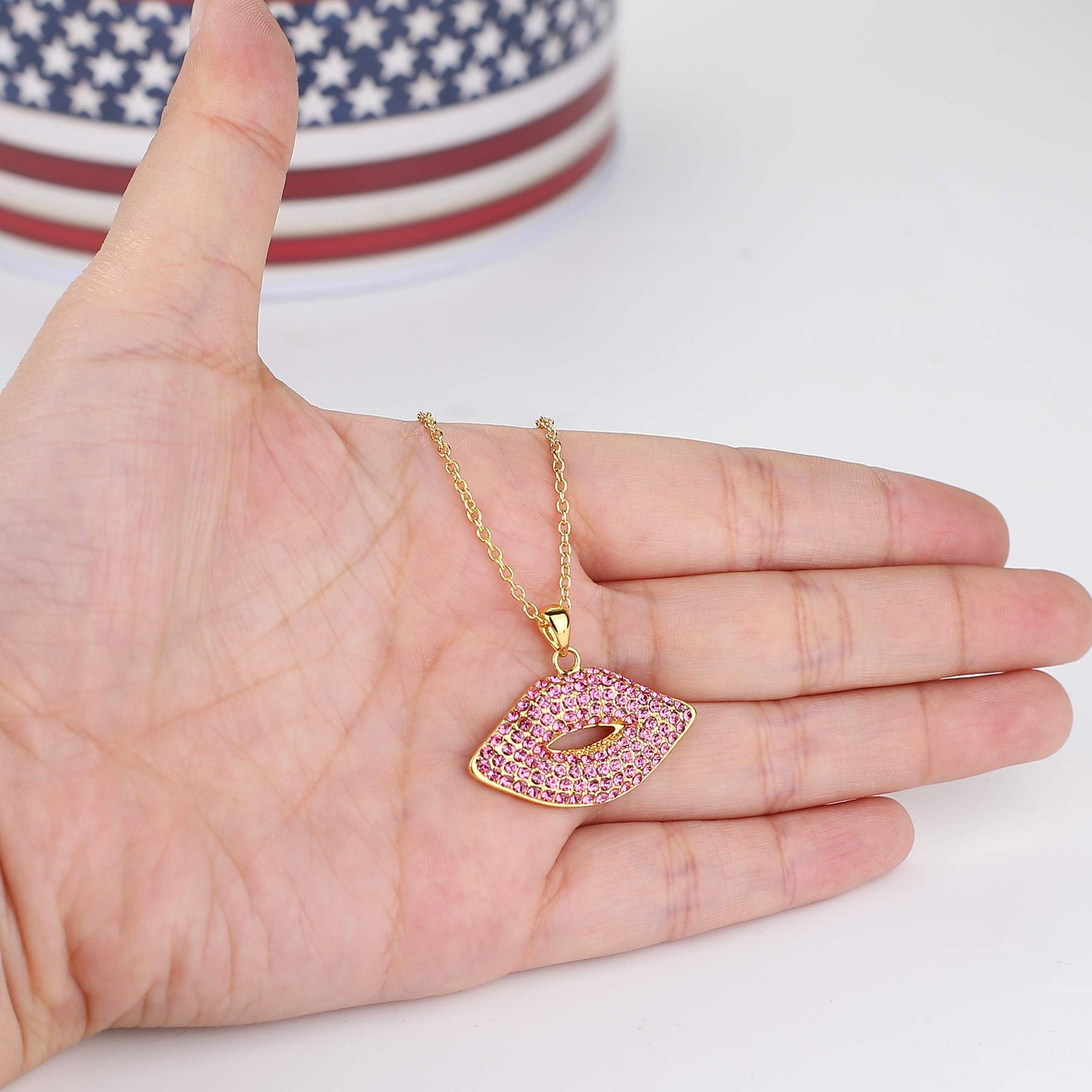 Lip Necklace for Women