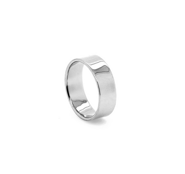 Thick Stacking Ring Silver-J&CO-Juri Elle
