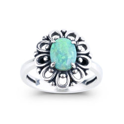 Floral Opal Ring-JE-Juri Elle