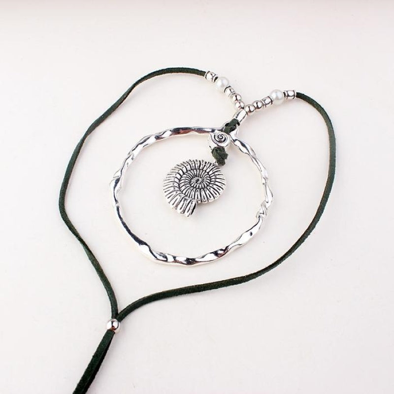 Bohemian Shell Skin String Necklace