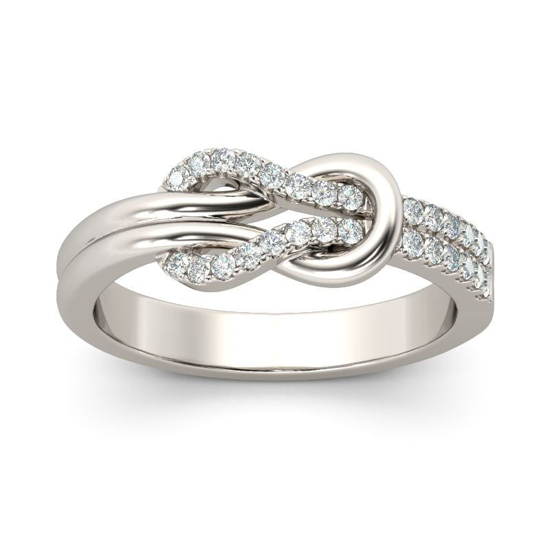 Knot Design Sterling Silver Ring-JE-Juri Elle
