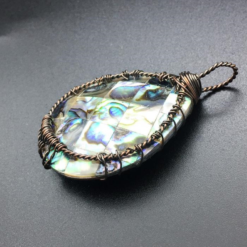 Bohemian Natural Shell Tree Of Life Necklace
