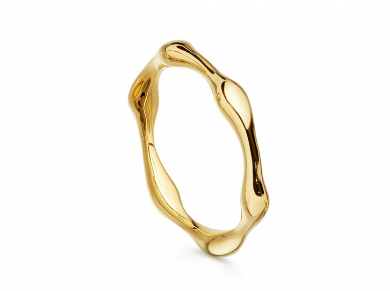 Gold Molten Ring-missoma-Juri Elle