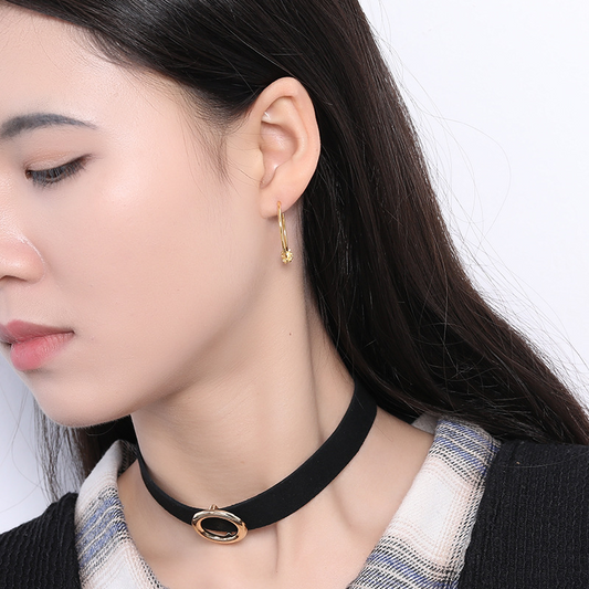 Decorative Flower Sterling Silver Earring