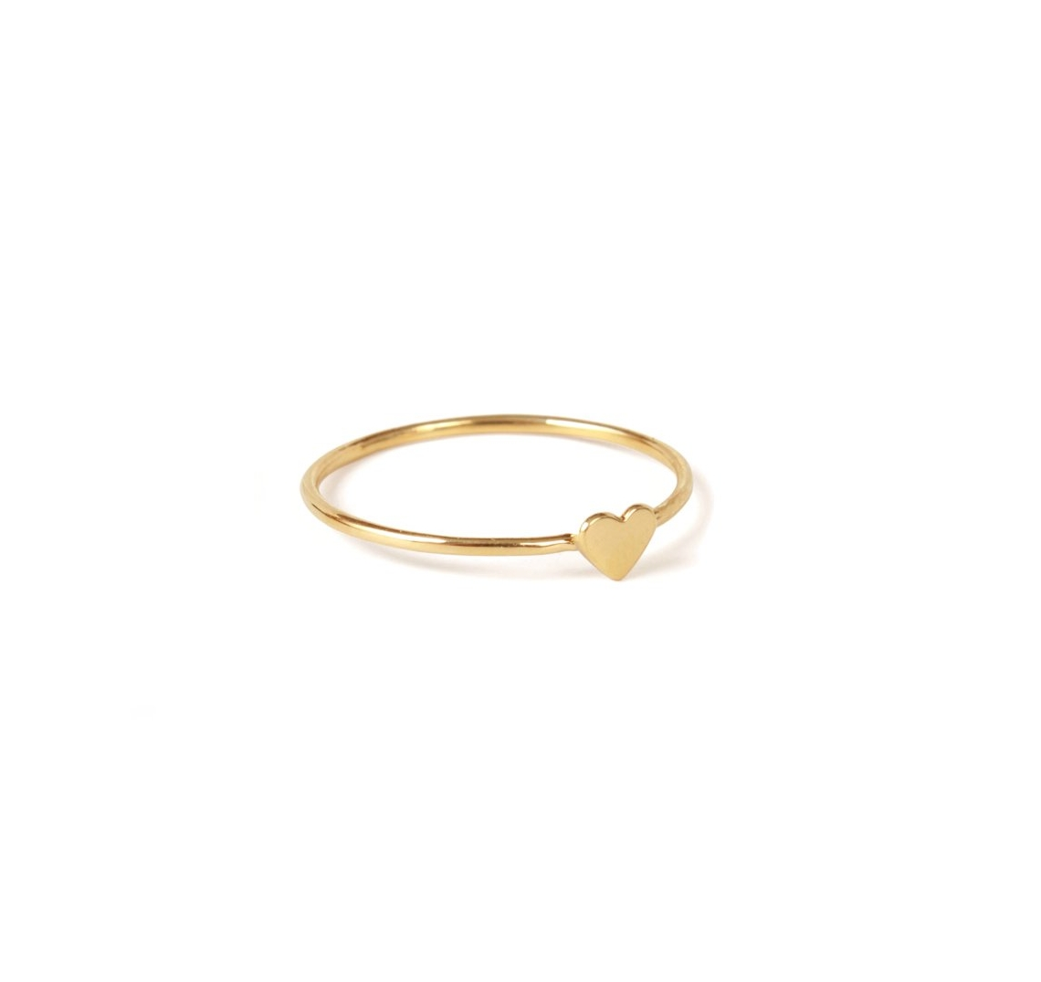 Little Gold Heart Ring-J&CO-Juri Elle