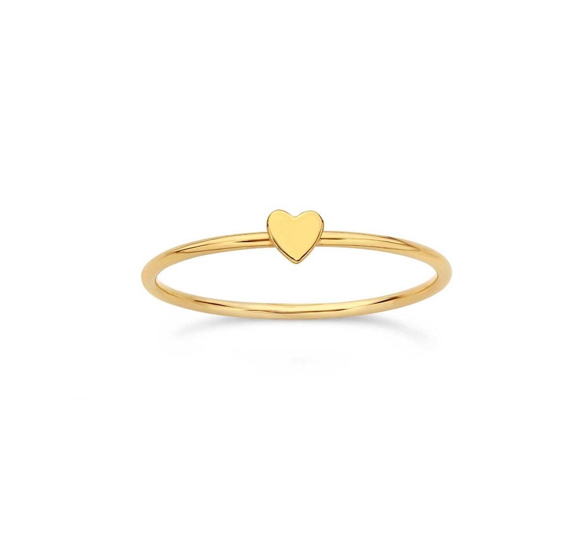 Little Gold Heart Ring-J&CO-Juri Elle
