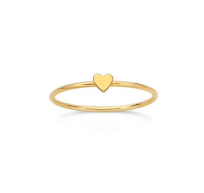 Little Gold Heart Ring-J&CO-Juri Elle