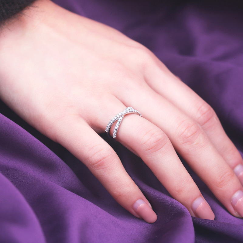 Infinity Round Cut Sterling Ring For Women-TL-Juri Elle
