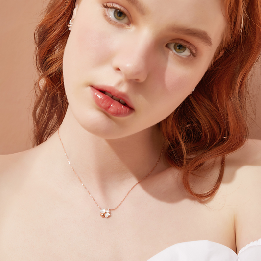 Collier en argent sterling coupe ronde porte-bonheur Guardian