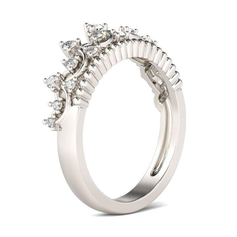 Cute Crown Sterling Silver Ring-JE-Juri Elle
