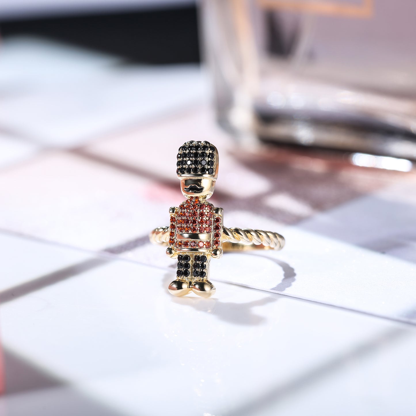 British Royal Guard Inspired Sterling Silver Ring