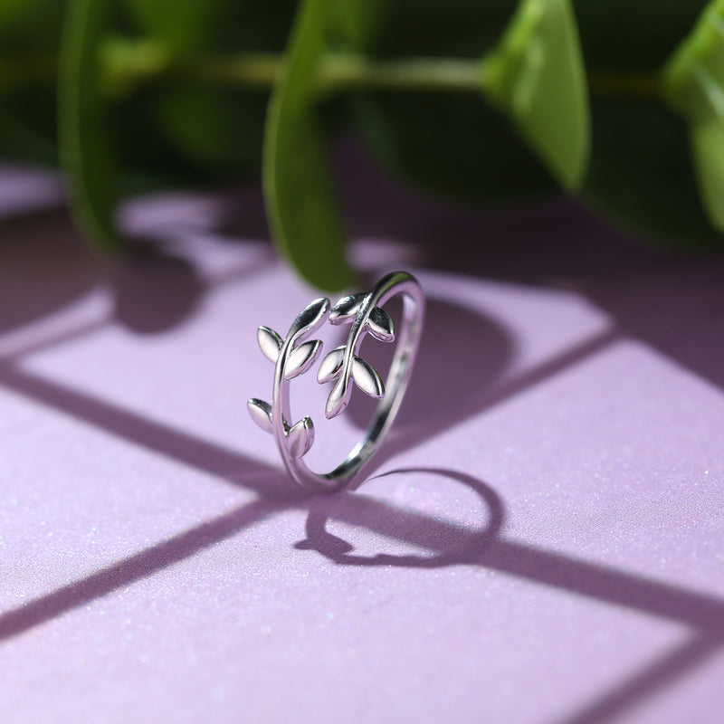 ' LEAF ' Sterling Silver Ring