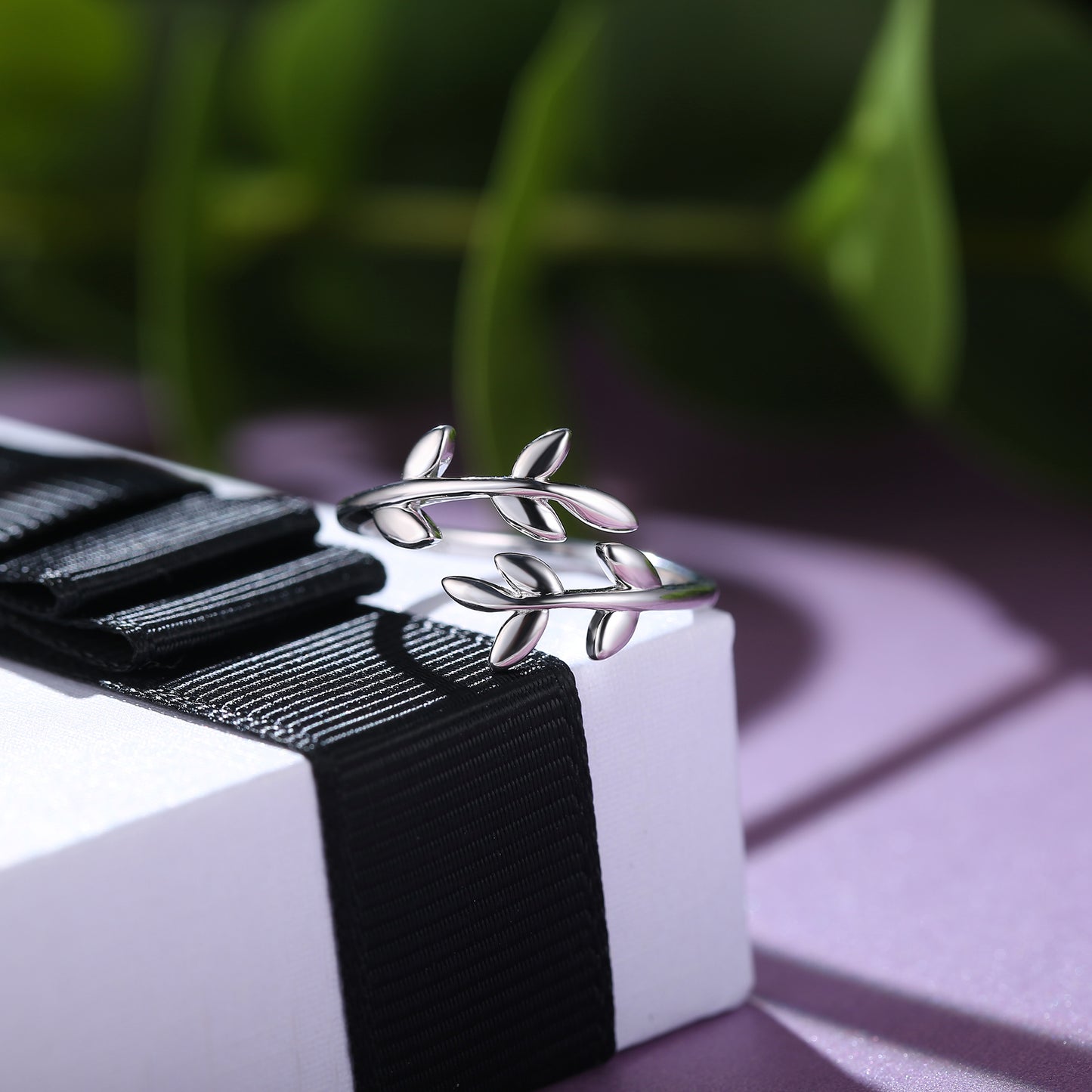 ' LEAF ' Sterling Silver Ring