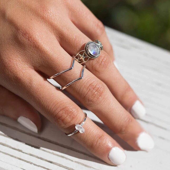 Silver Ring - Two Lovers-MM-Juri Elle