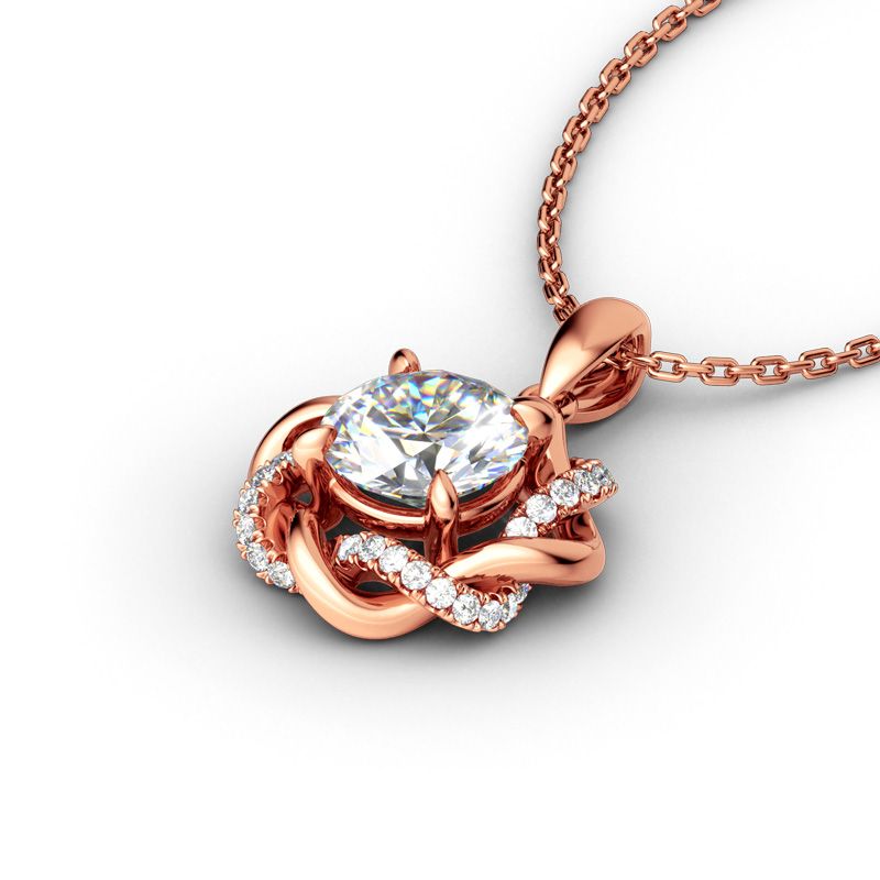 Knot of Love Necklace-JE-Juri Elle