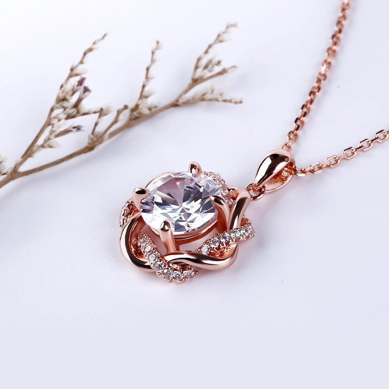 Knot of Love Necklace-JE-Juri Elle