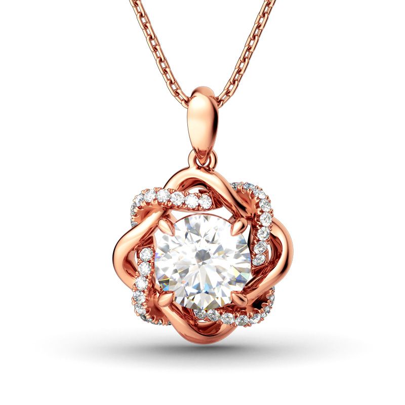 Knot of Love Necklace-JE-Juri Elle