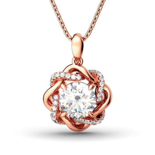 Knot of Love Necklace-JE-Juri Elle