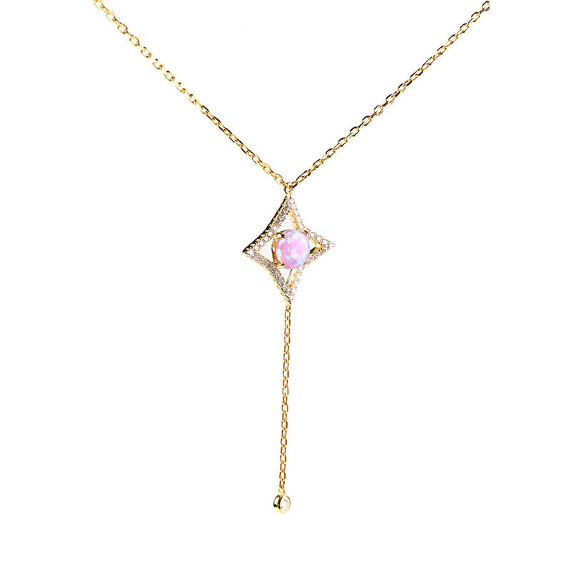 North Star Opal Necklace-JE-Juri Elle