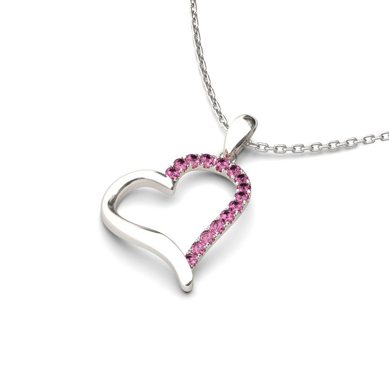Loving Heart Sterling Silver Necklace-JE-Juri Elle