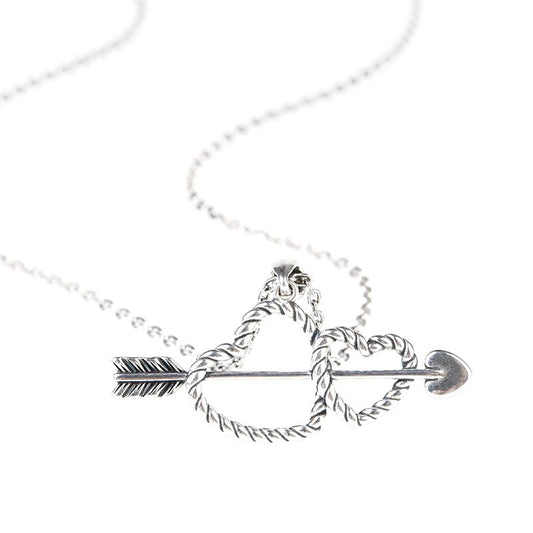 Arrow and Heart Necklace-JE-Juri Elle