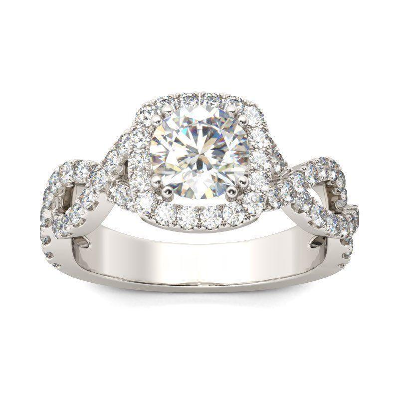 Twist Round Cut Sterling Silver Ring-JE-Juri Elle