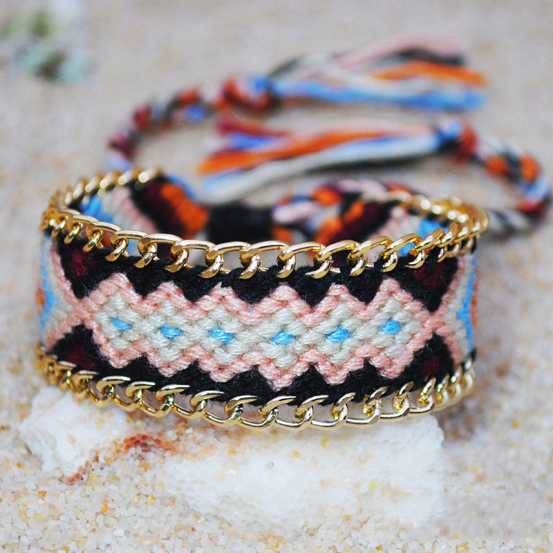 Bohemian Braided Rope Colorful Bracelet